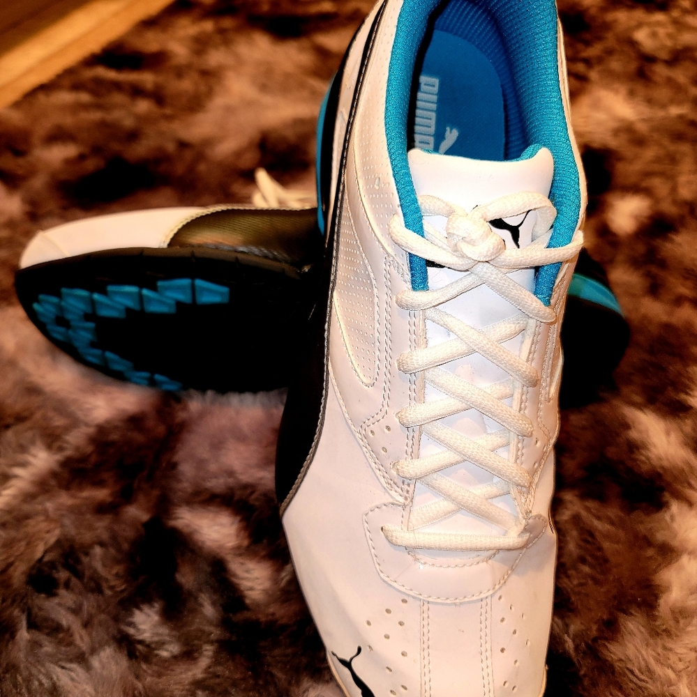 Puma Blue Tazon 6FM Running Shoes Sz 11 Men
